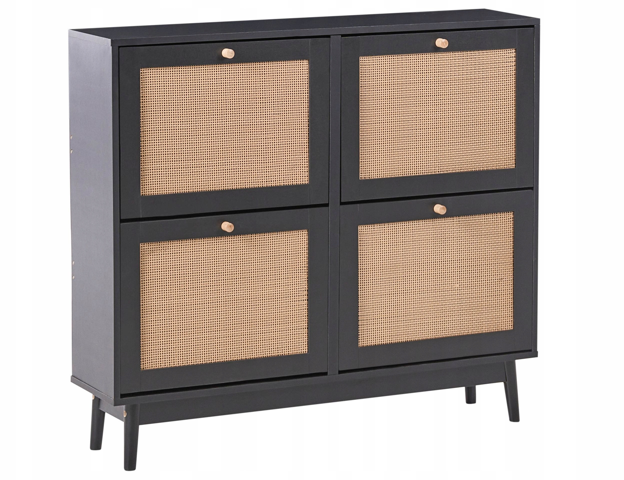 Szafka na buty ARMIDALE Czarny – Stylowe rozwiązanie do przedpokoju