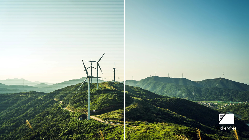 Technologia Flicker-free dla zmniejszenia zmęczenia wzroku