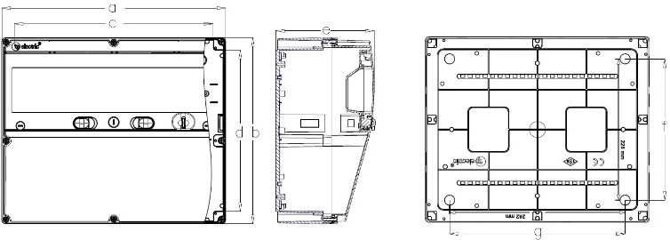 Rozdzielnica IP65 6 modułowa natynkowa