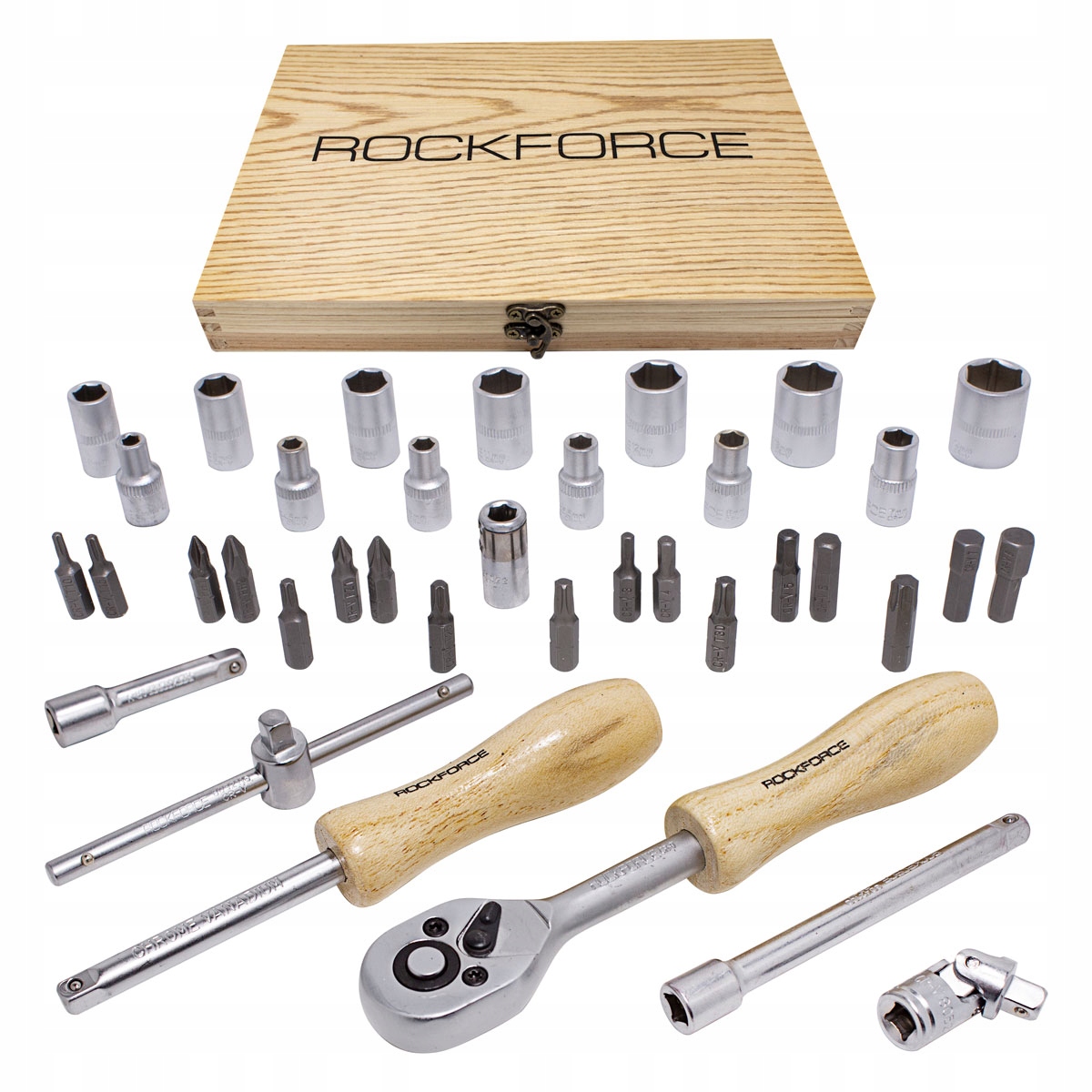 Zestaw kluczy ROCKFORCE 1/4