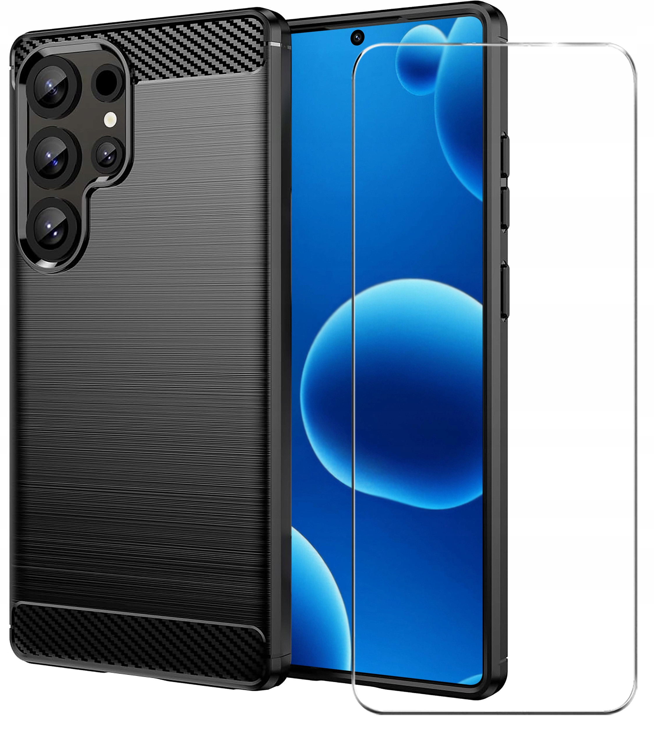 Etui do Samsung Galaxy S25 Ultra Pancerne Carbon CASE – Ochrona i styl w jednym