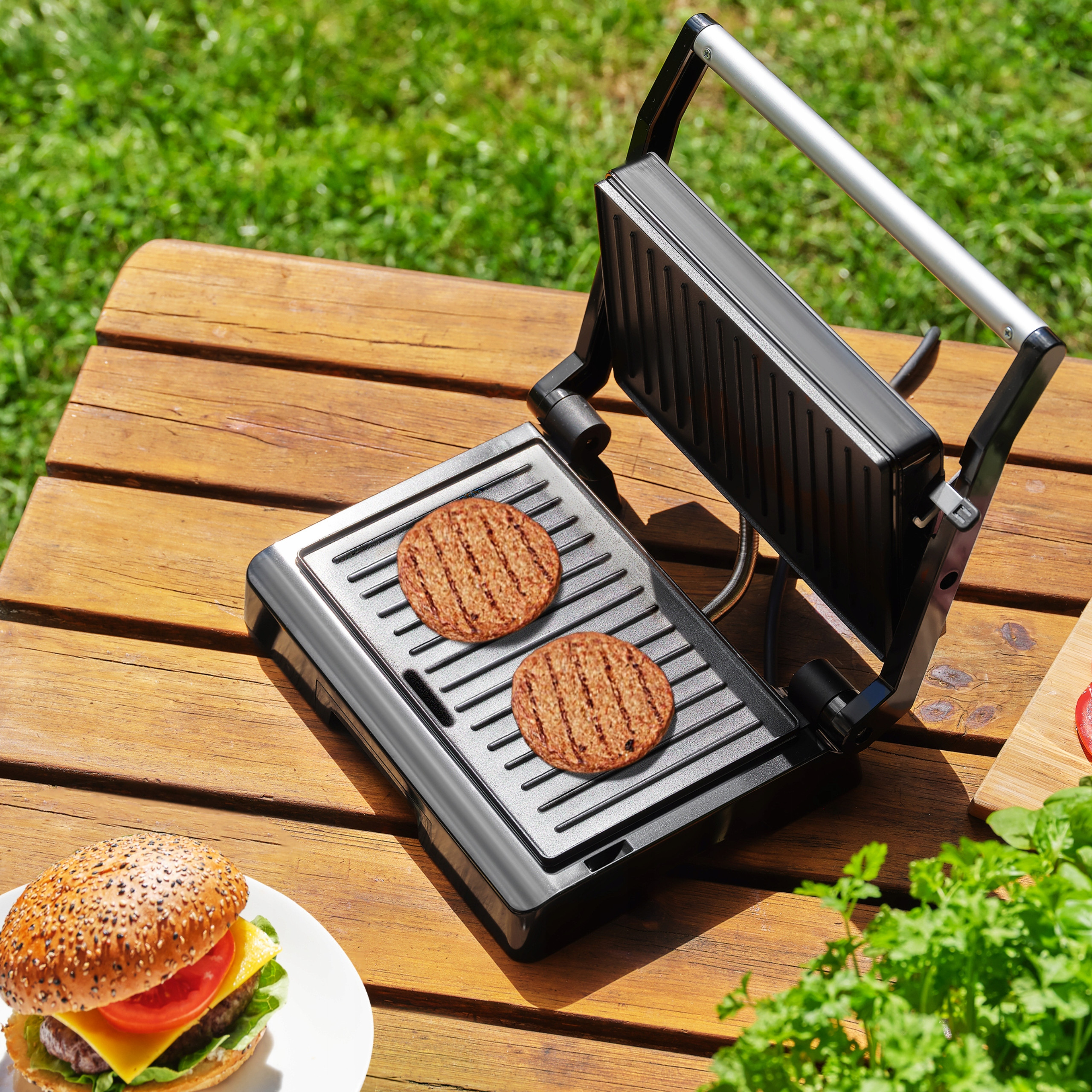 Powierzchnie grillowe z nieprzywierającą powłoką