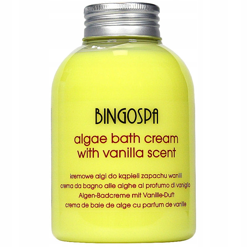 BINGO SPA Kremowe algi do kąpieli Wanilia 500ml – Relaks i harmonia w Twojej łazience