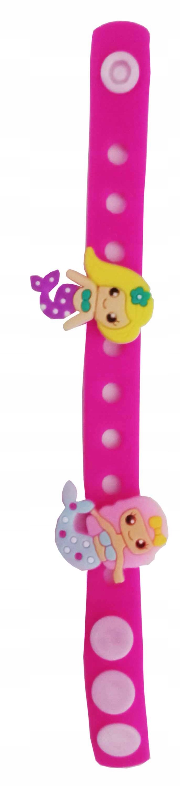 Bransoletka silikonowa Syrenki mix – Urokliwy dodatek dla młodej damy