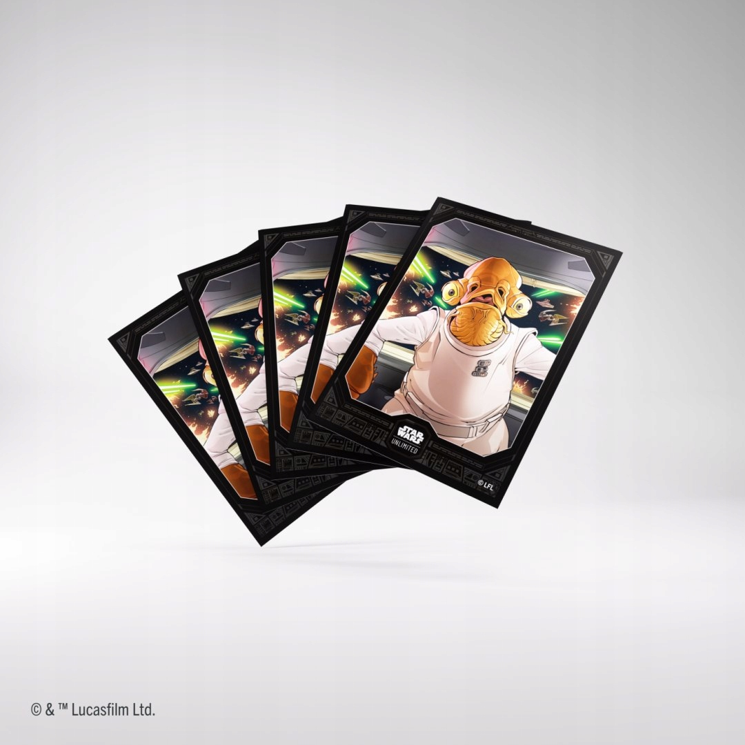 Gamegenic: Star Wars Unlimited Card Game - Art Sleeves - Admiral Ackbar – Oficjalne koszulki do gry