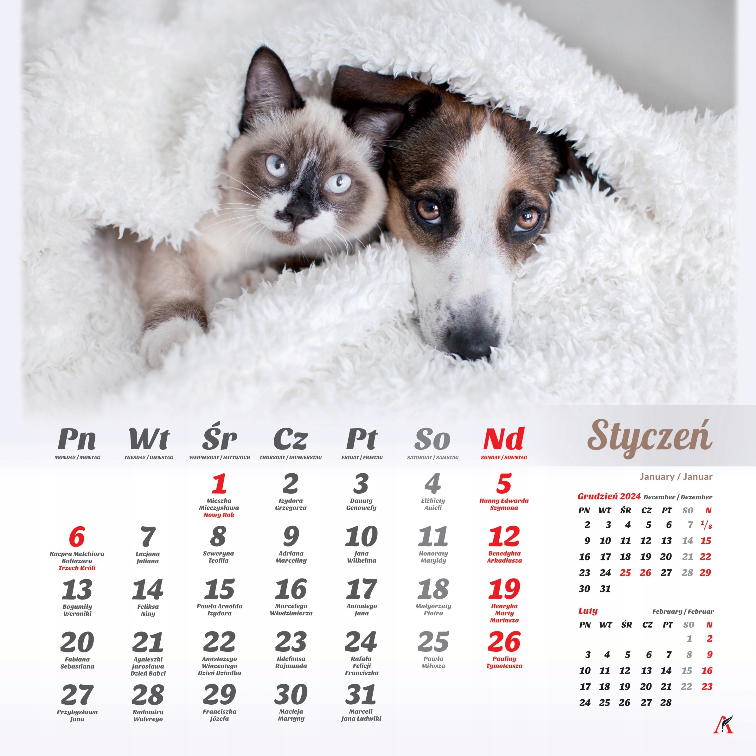 Praktyczny układ miesięczny – Łatwe planowanie i organizacja