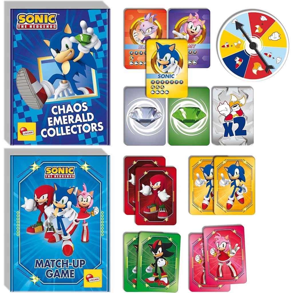 Gra karciana Sonic w plecaku – Idealna dla dzieci w wieku 5-7 lat