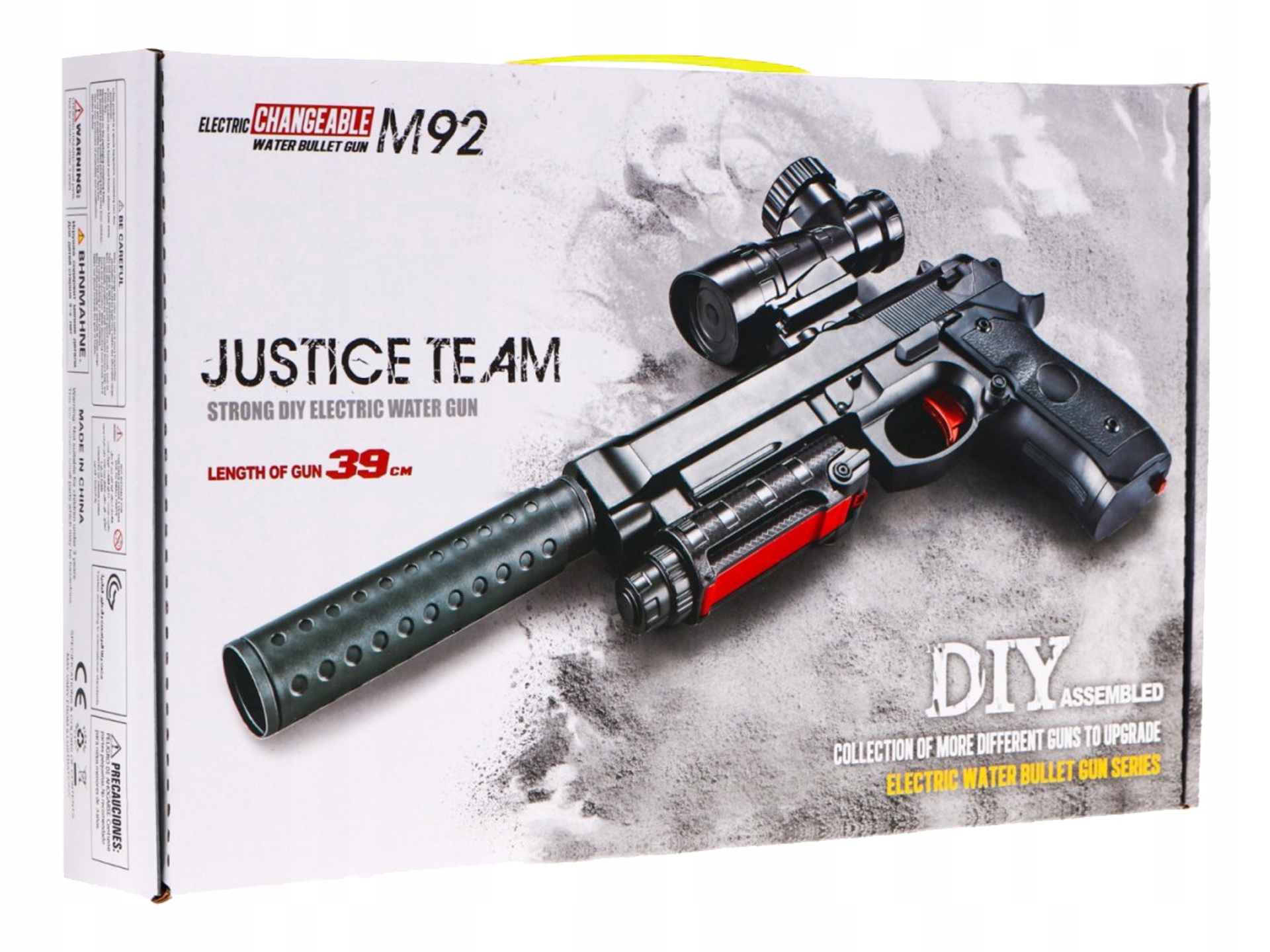 Pistolet na kulki żelowe/ładowarka USB 82540 – Doskonała zabawa na świeżym powietrzu