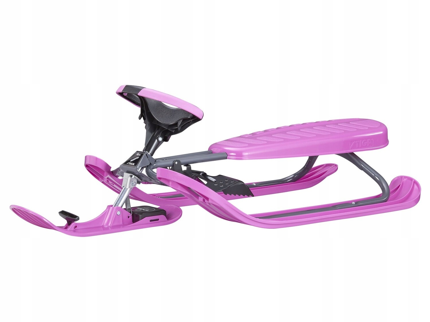 Nartosanki STIGA Snowracer Curve Pro Graphite Pink – Idealny wybór na zimowe szaleństwo