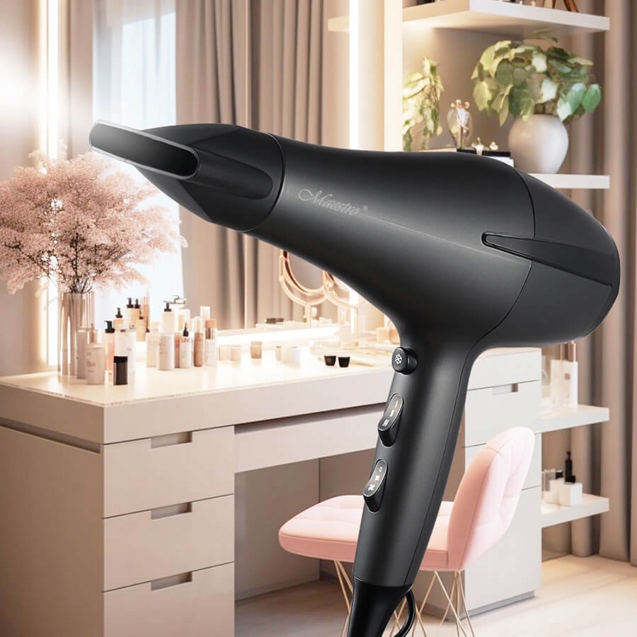 Mocny silnik AC 2400W – Szybkie i efektywne suszenie