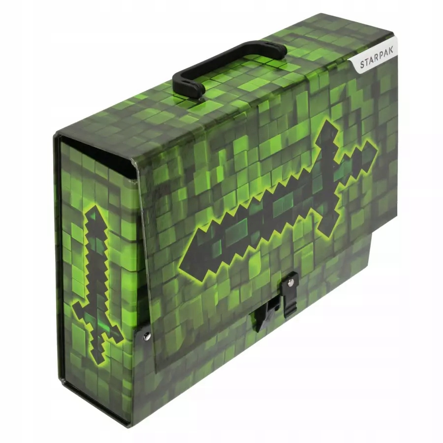 Atrakcyjny design z motywem Minecraft Pixel