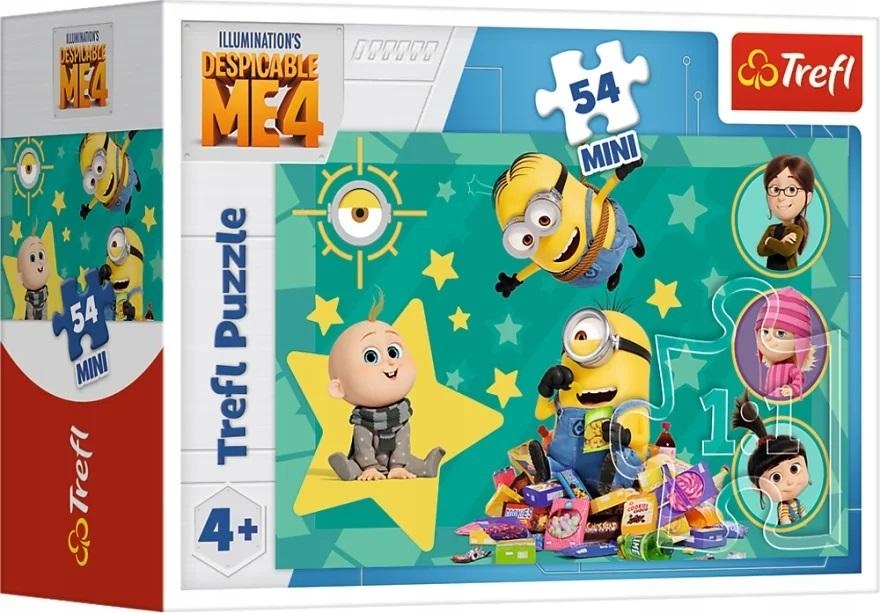 Puzzle 54 mini - Z Minionkami fajnie jest! 1 TREFL – Radość z układania dla najmłodszych