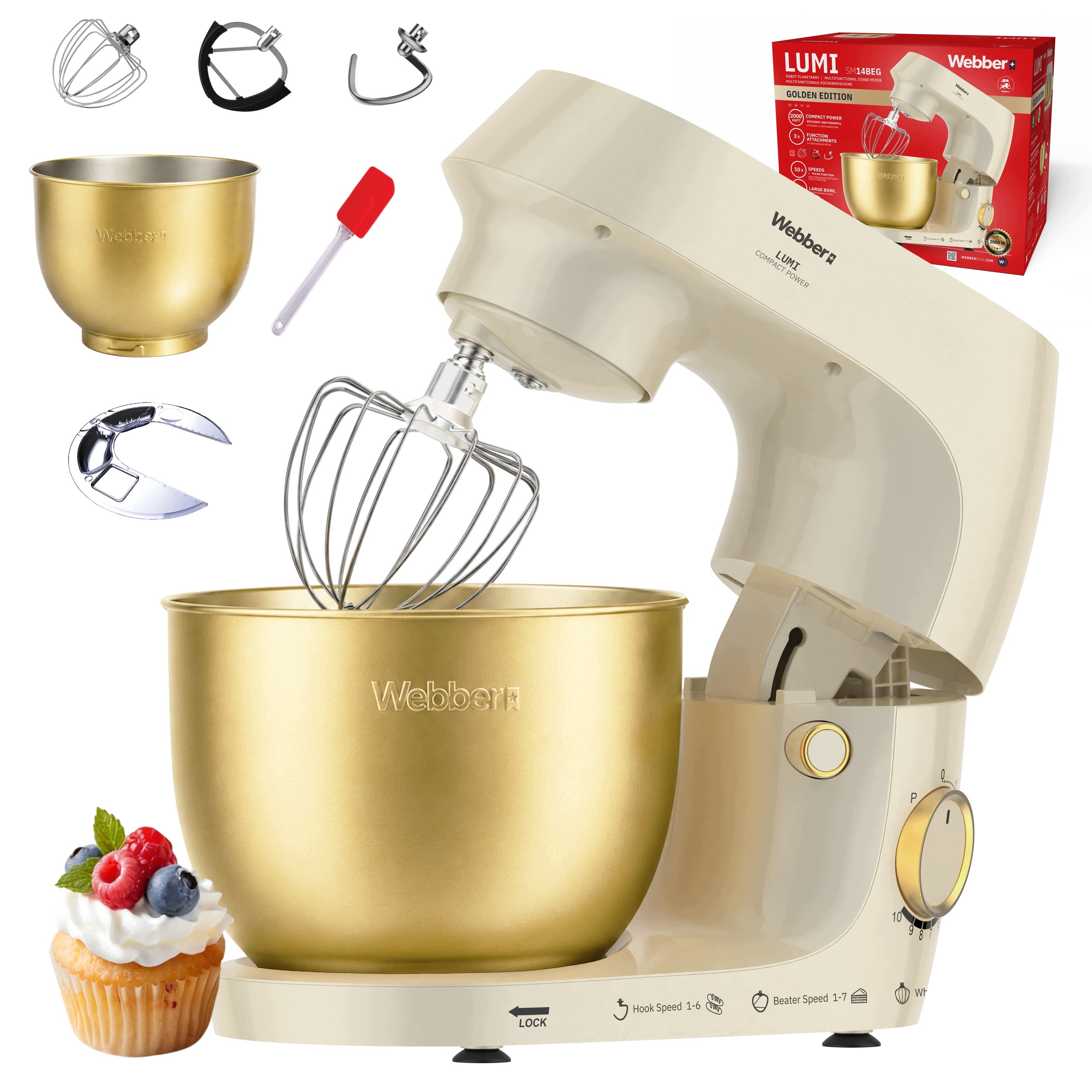 Kuchenny planetarny SM14 mikser 1500W – Twoje wsparcie w kuchni