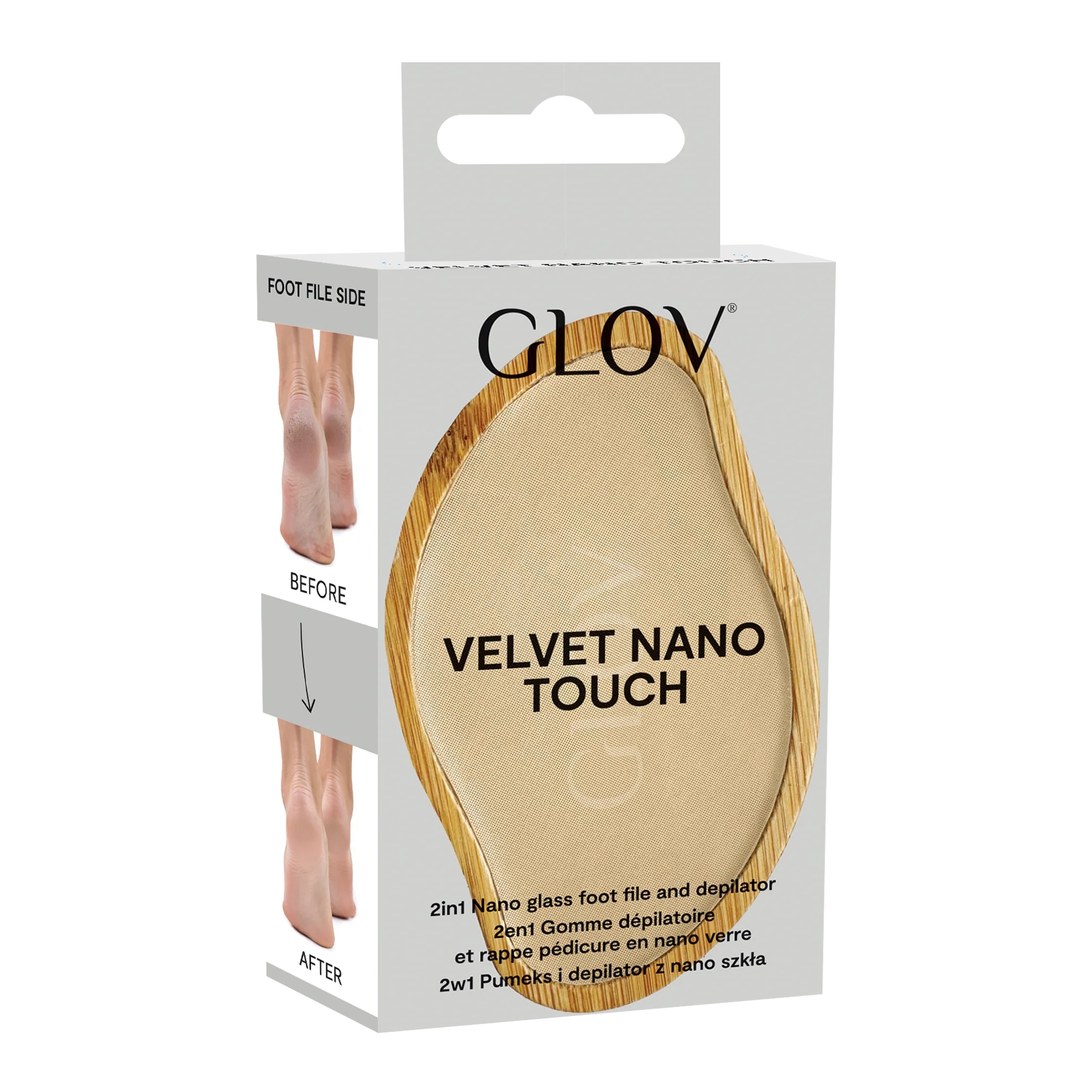 GLOV Velvet Nano Touch 2w1 – Innowacyjne połączenie depilatora i pumeksu