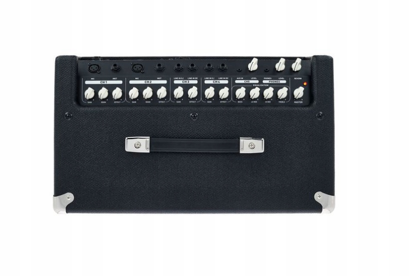 5 niezależnych kanałów – Różnorodne wejścia dla instrumentów