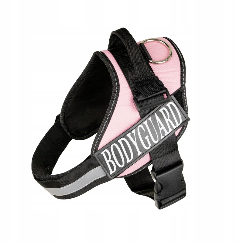 Wytrzymałe zapięcia i mocny pierścień do smyczy