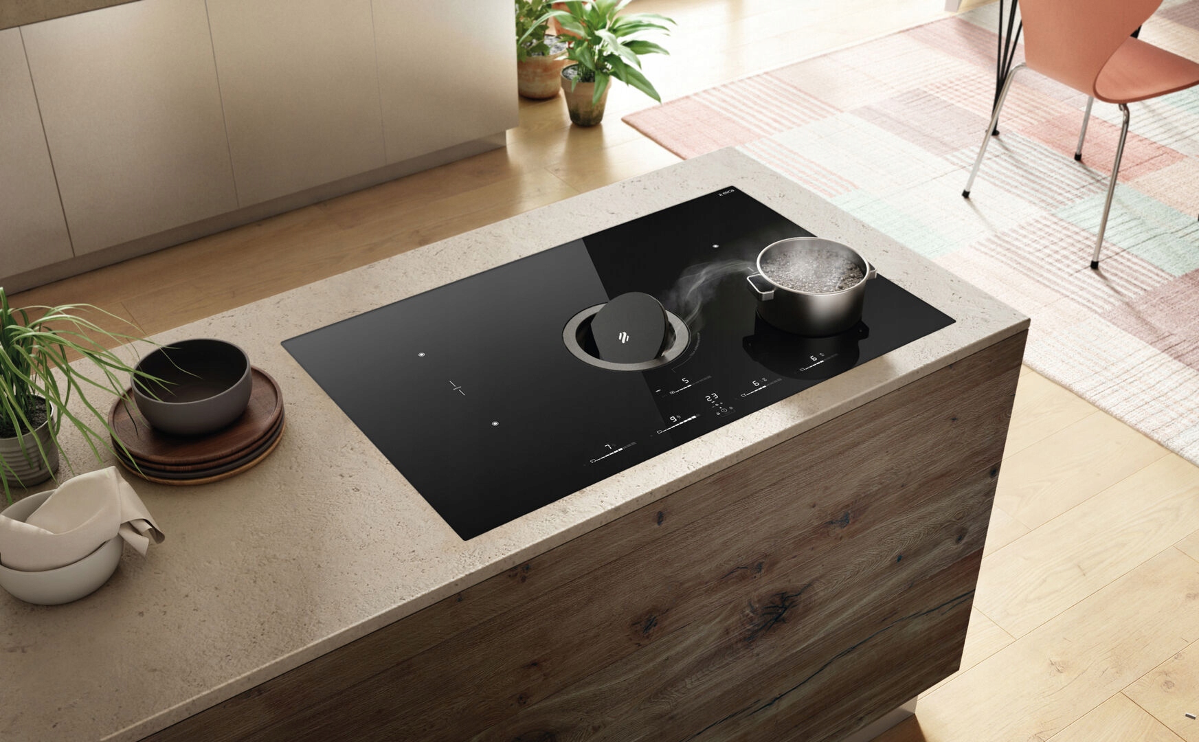 Strefy połączone do gotowania w dużych naczyniach