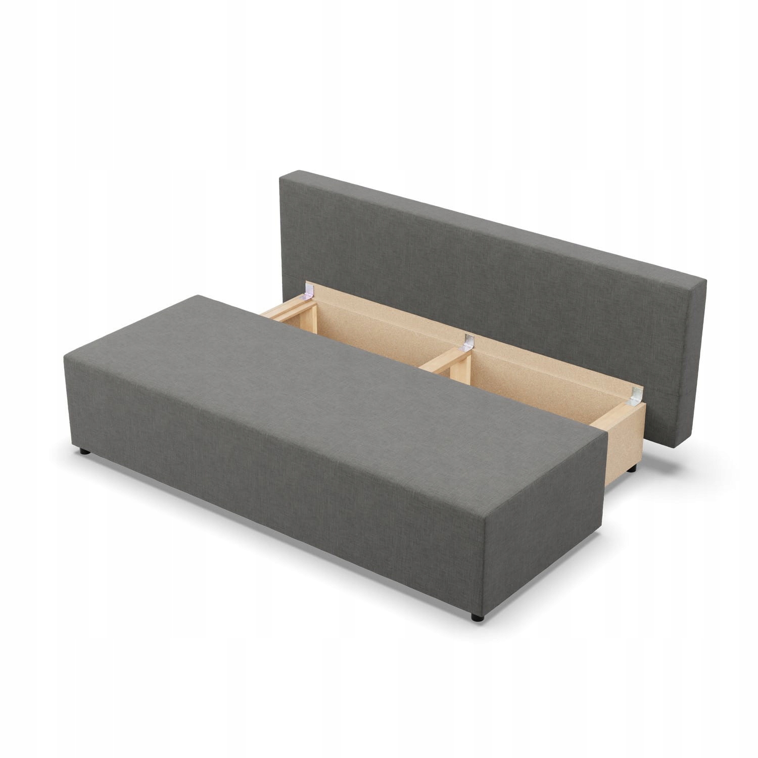 Praktyczna funkcja spania i pojemnik na pościel