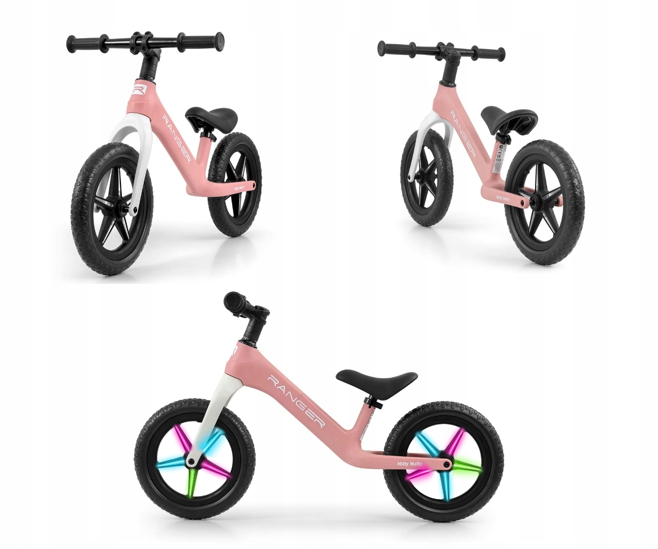 Rowerek Biegowy Ranger Flash Pink – Idealny pierwszy rower dla Twojego dziecka