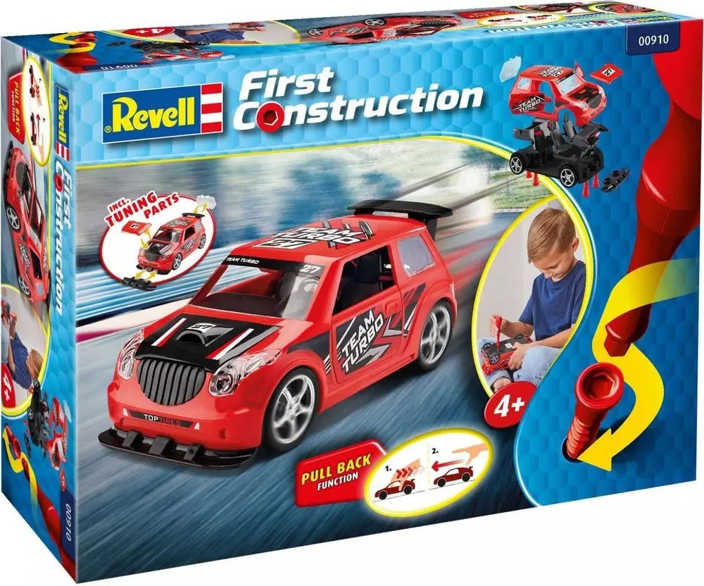 REVELL Rallye Car auto do budowania 00910 – Wspaniała zabawa dla najmłodszych