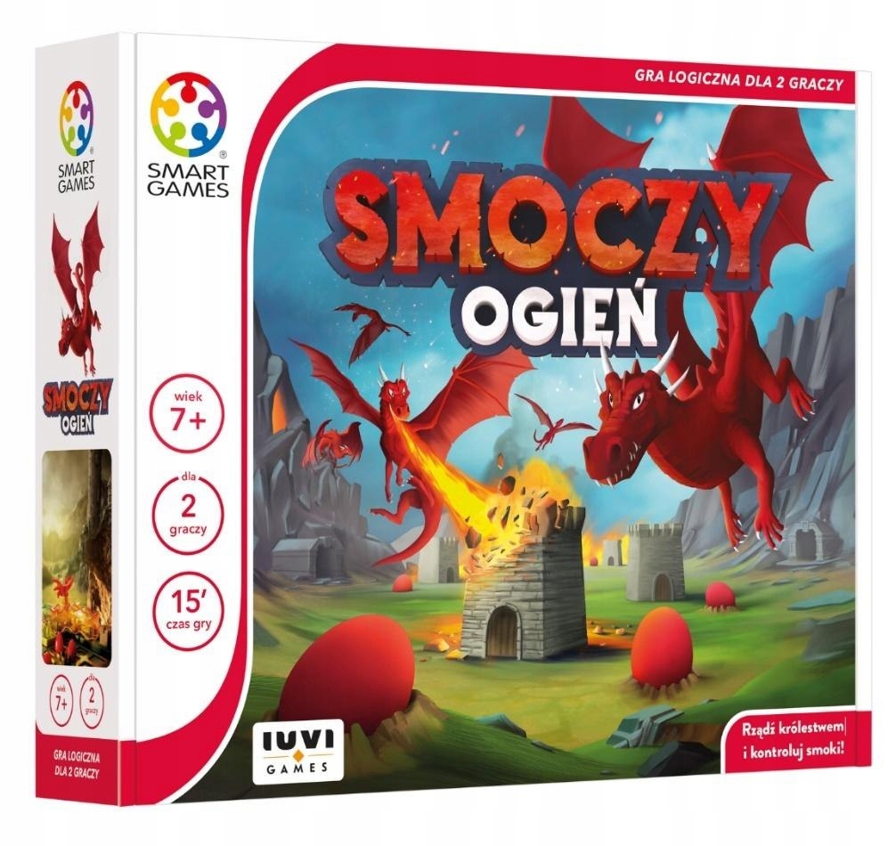 Smart Games Smoczy Ogień – Gra planszowa dla młodych strategów