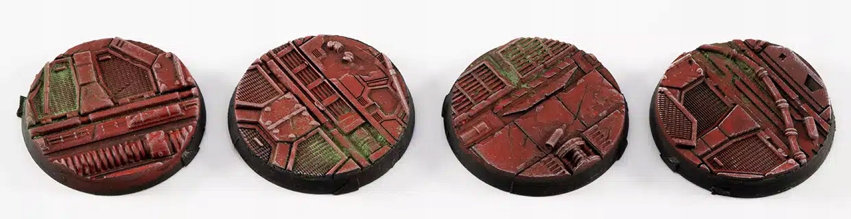 Gamers Grass: Infinity - Nomad Crew Deck - Round 40mm (4x) – Idealne podstawki do gier