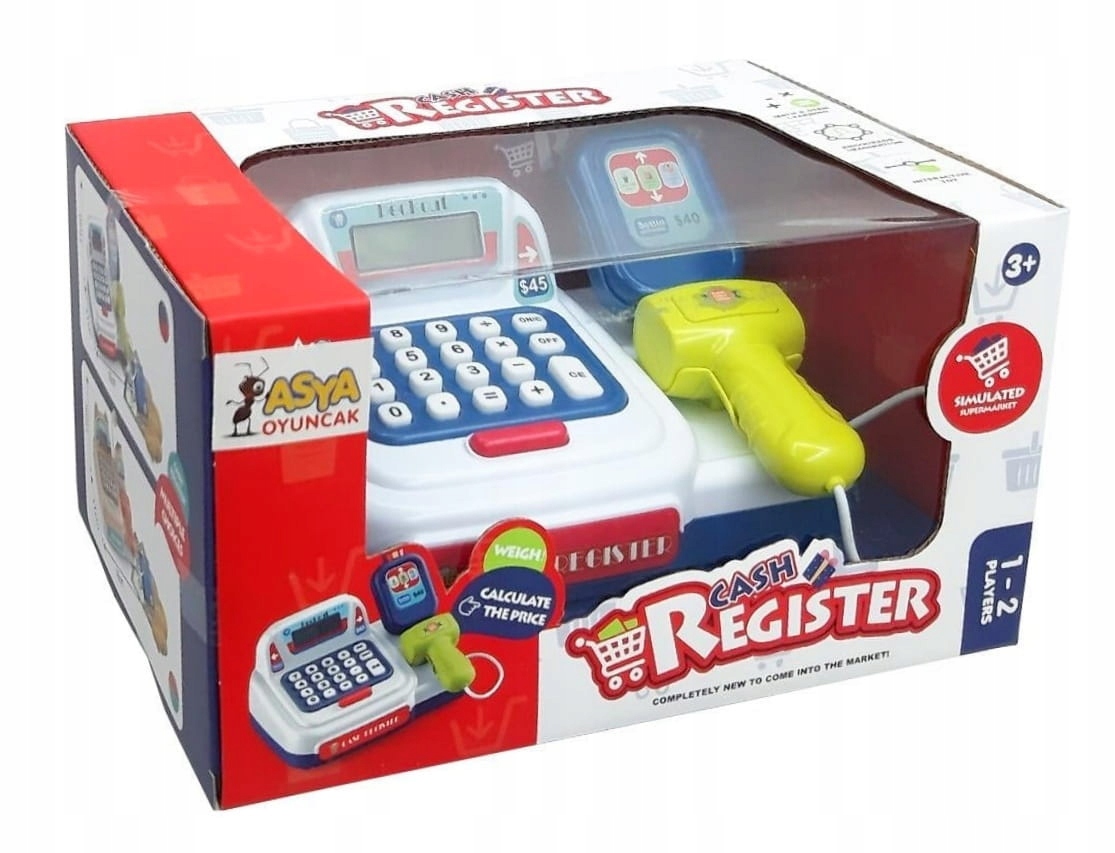 Kasa na baterie św/dźw BKSA5832 – Interaktywna zabawa dla najmłodszych