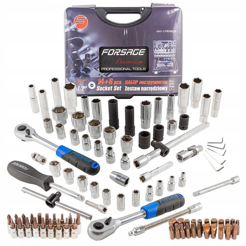 Zestaw Narzędziowy Forsage 94el.+6 1/2