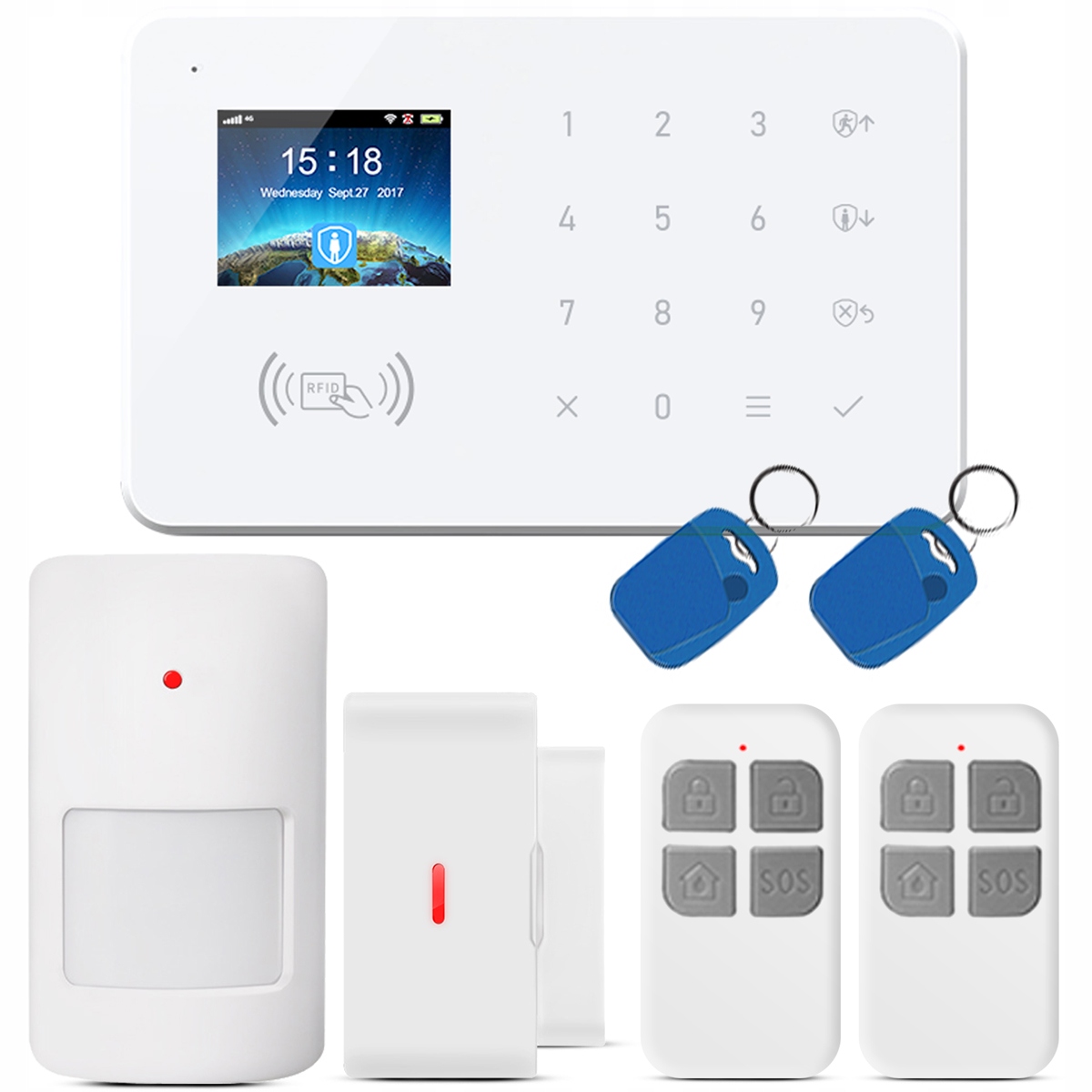 Dodatkowe akcesoria w zestawie – Pełne zabezpieczenie Twojego mienia