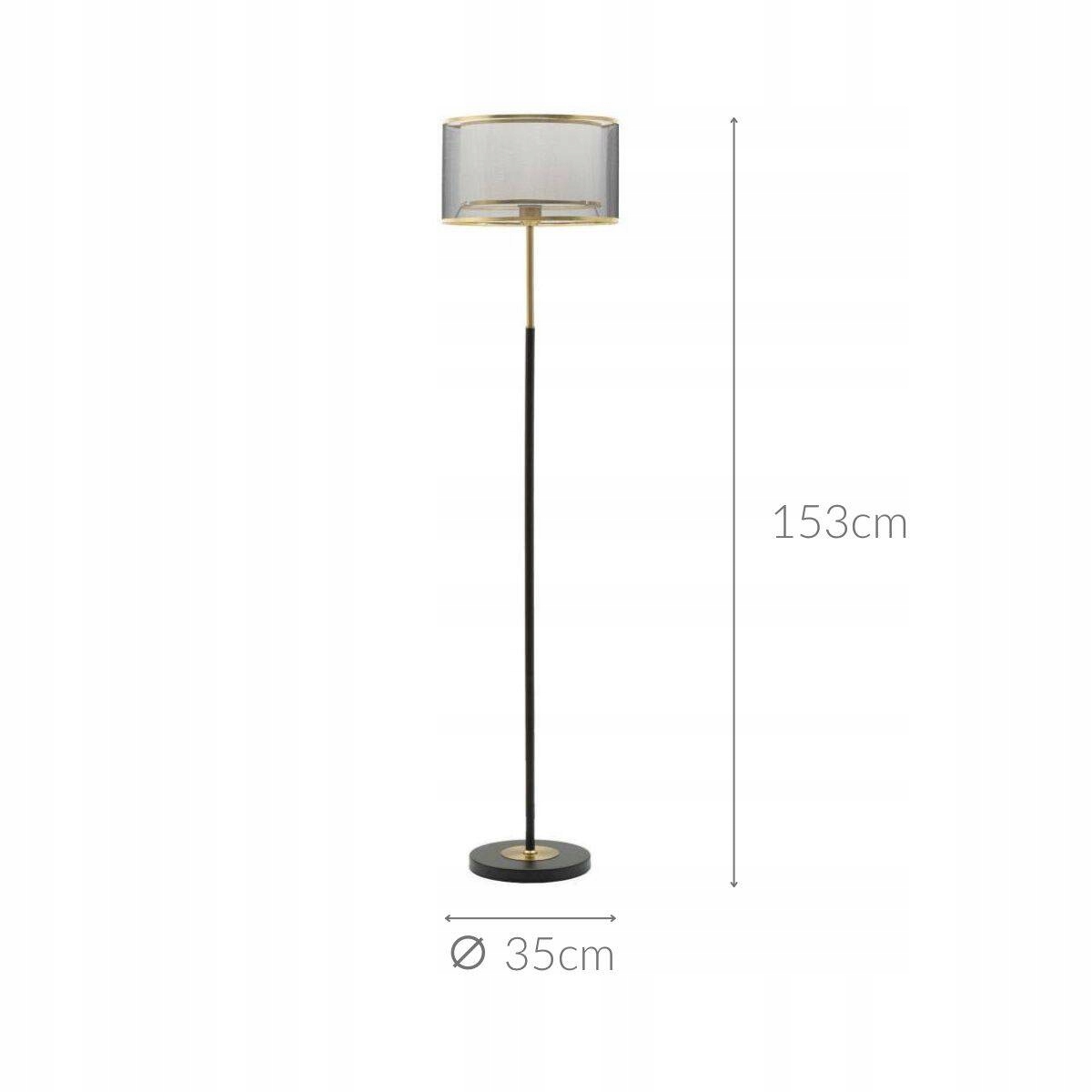 Wymiary lampy podłogowej – Szczegóły dotyczące wysokości i średnicy
