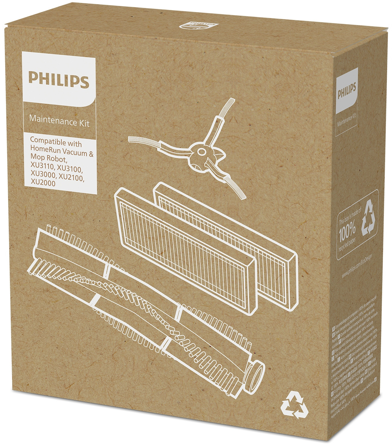 Zestaw części do robotów Philips Aqua 3000 XV1433 – Utrzymaj swój robot w doskonałej kondycji