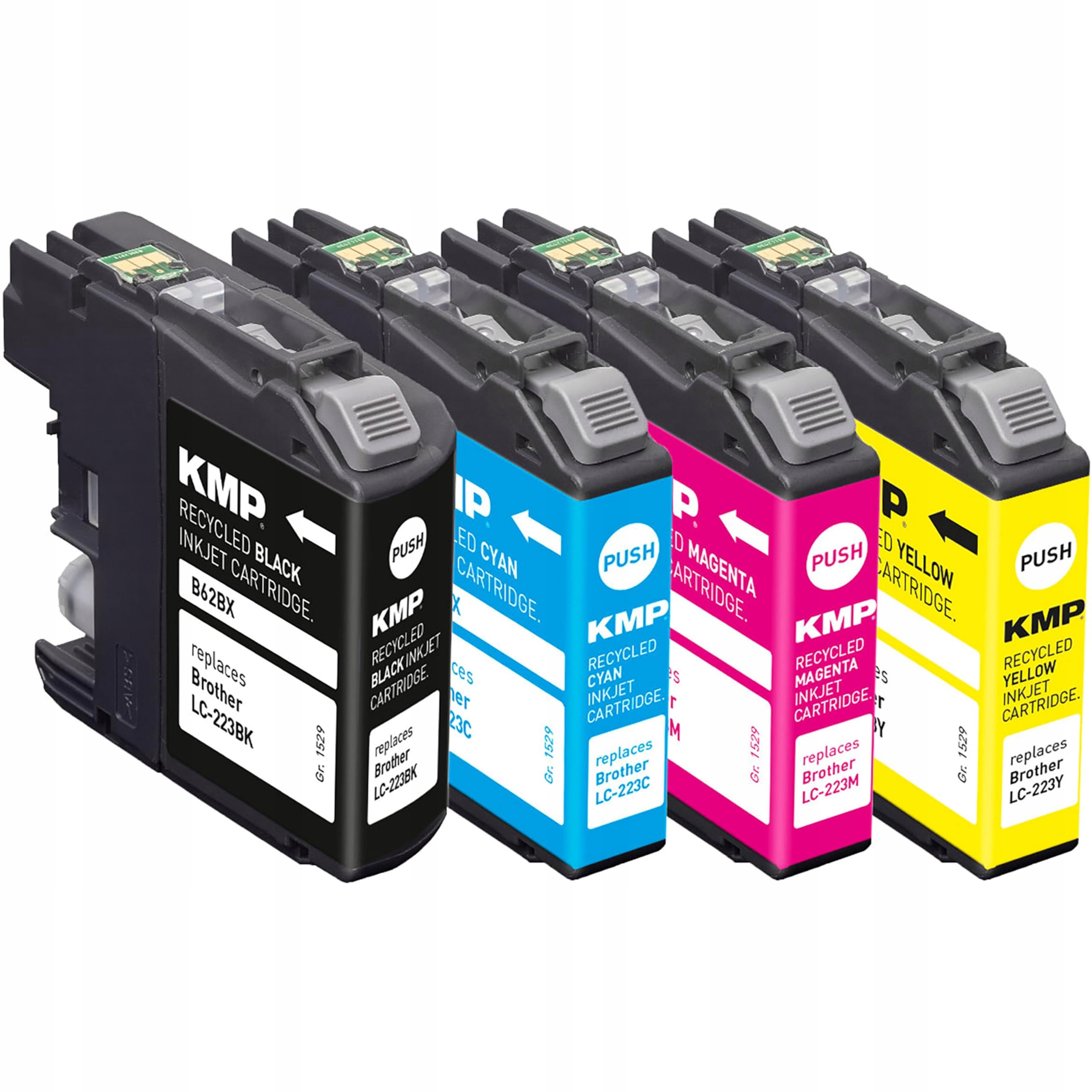 Wydajność tuszy KMP – 550 stron na wkład