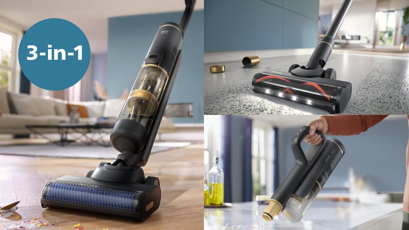 Philips VAC CLEANER WET/DRY XW7264/11 – Innowacyjny odkurzacz 3w1 do sprzątania