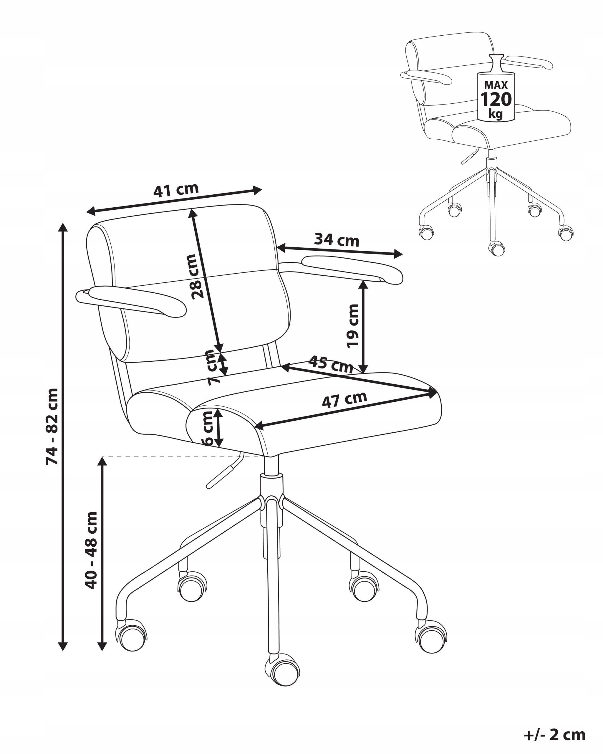 Bezpieczeństwo użytkowania – Funkcja blokady kółek