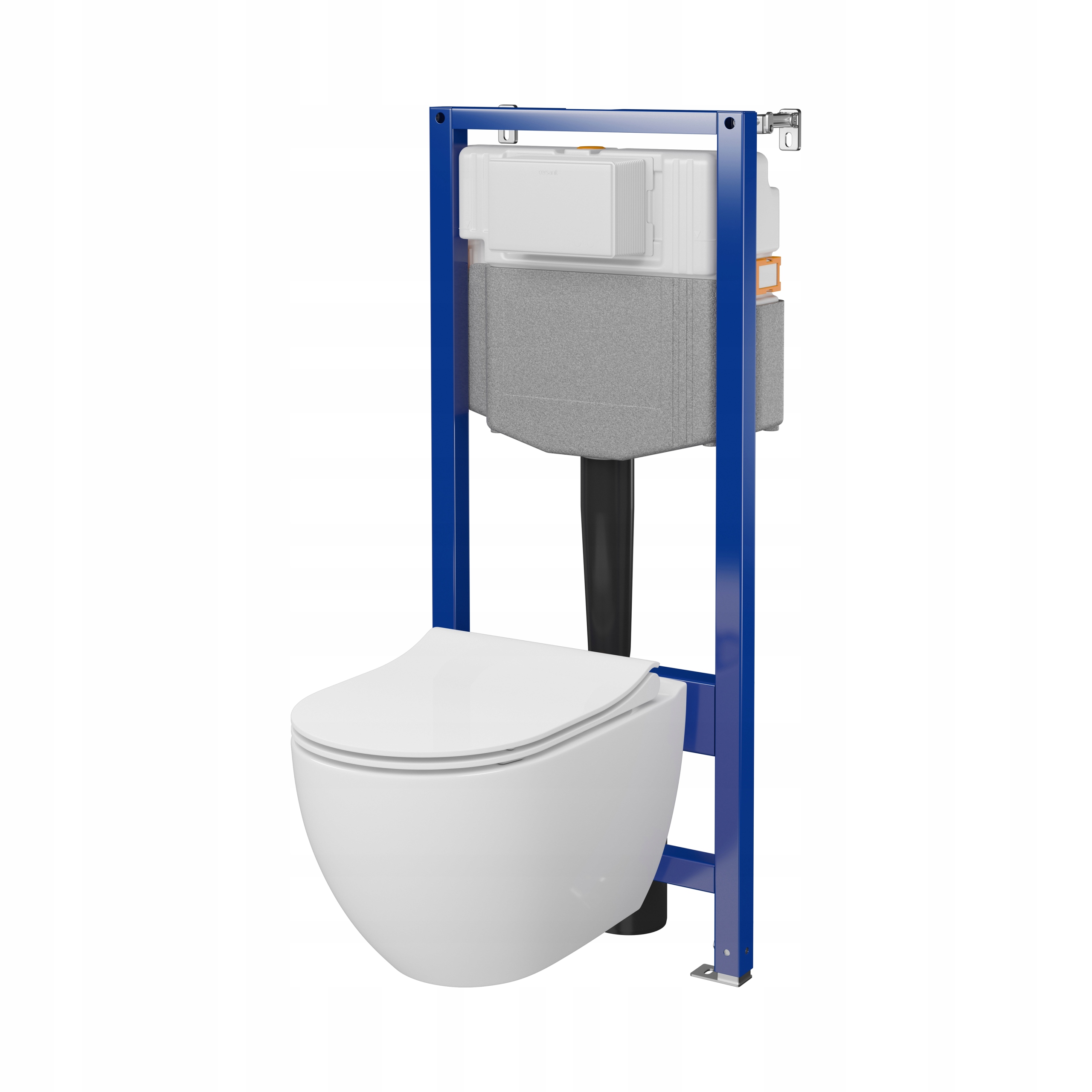 Zestaw Cersanit AQUA 50 PNEU QF z miską WC CleanOn i deską wolnoopadającą