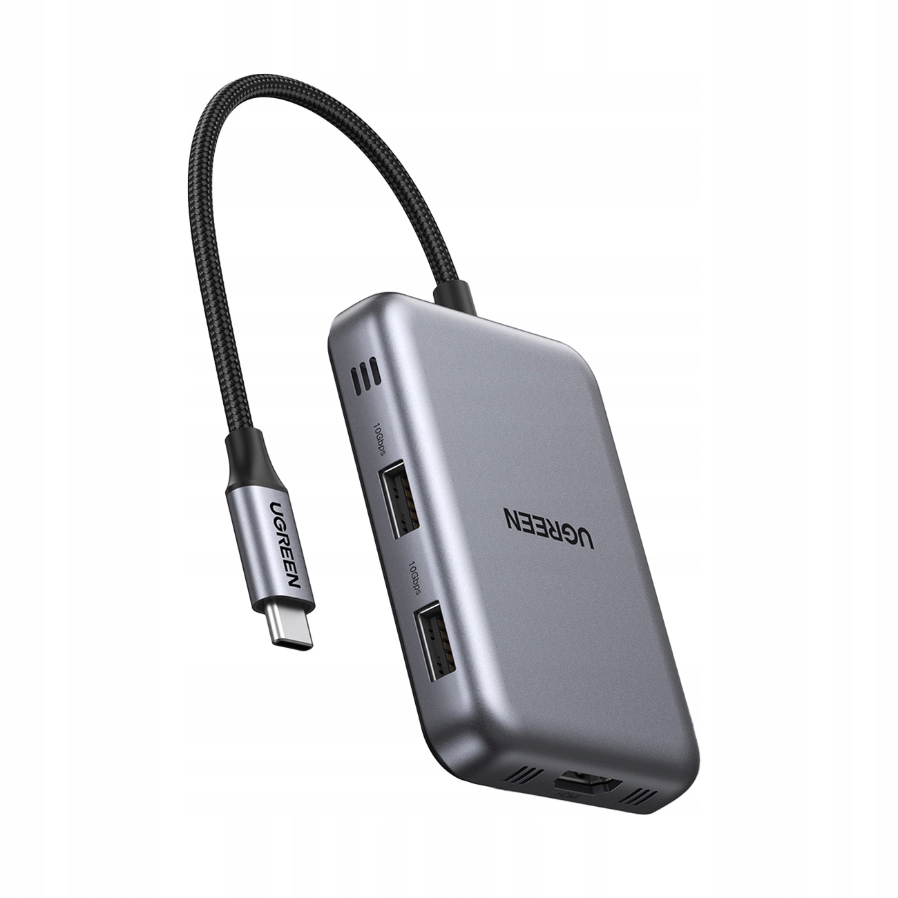 Hub USB-C 7w1 HDMI USB-C USB-A SD/TF - szary – Rozszerz możliwości swojego urządzenia