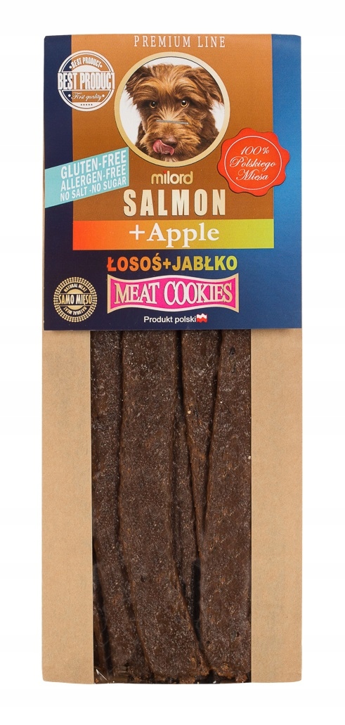 Meat Cookies – Ciasteczka łosoś i jabłko dla Twojego psa