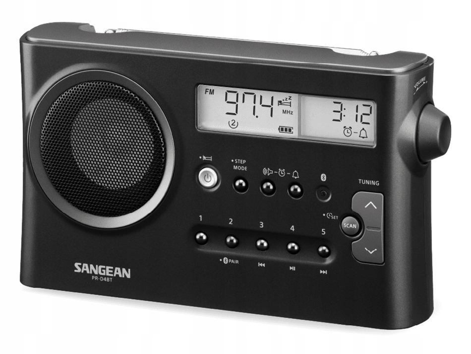 Sangean PR-D4BT – Przenośne radio AM/FM z Bluetooth