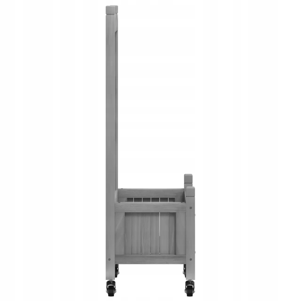 Wymiary i specyfikacja techniczna donicy z trejażem i kółkami