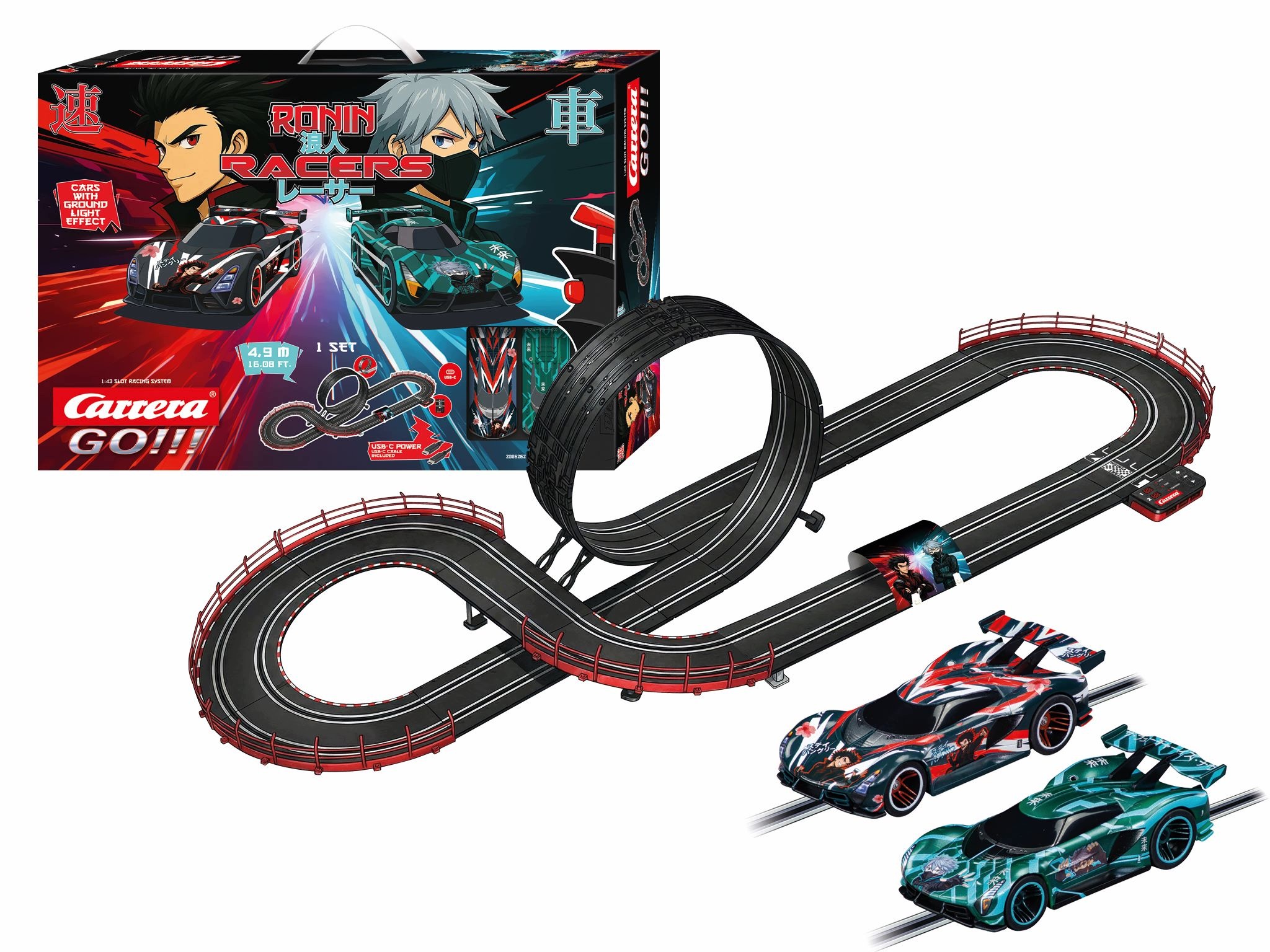 Go!!! tor Ronin Racers 4,9m – Niezapomniane wyścigi dla dzieci