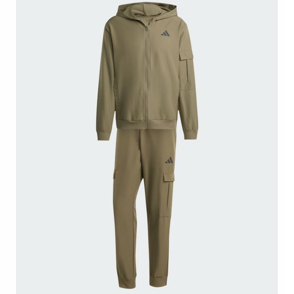 Dres męski adidas Cargo khaki JL8604 – Wygoda i styl na co dzień