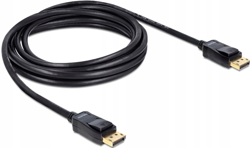 Kabel DisplayPort 3m czarny (82424) – Idealne połączenie audio-wideo