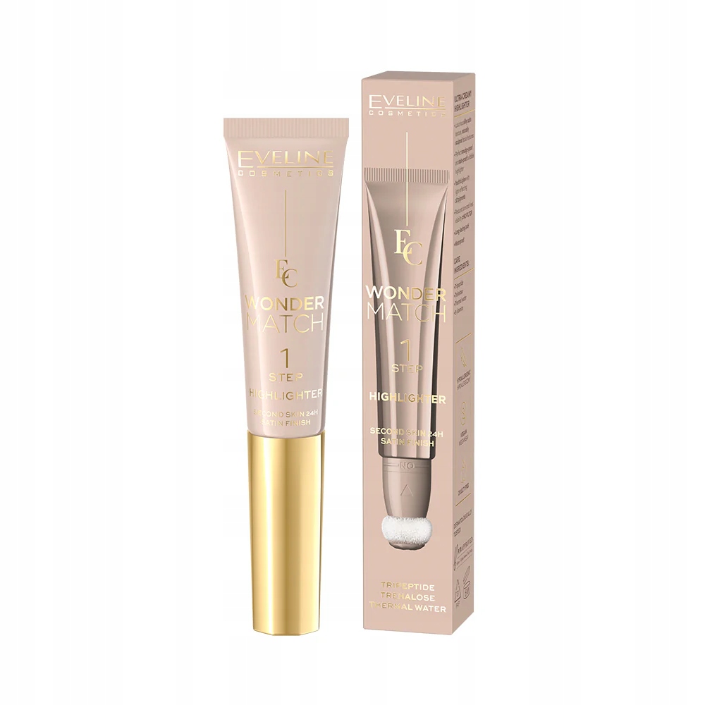 Eveline Wonder Match – Ultrakremowy rozświetlacz do twarzy