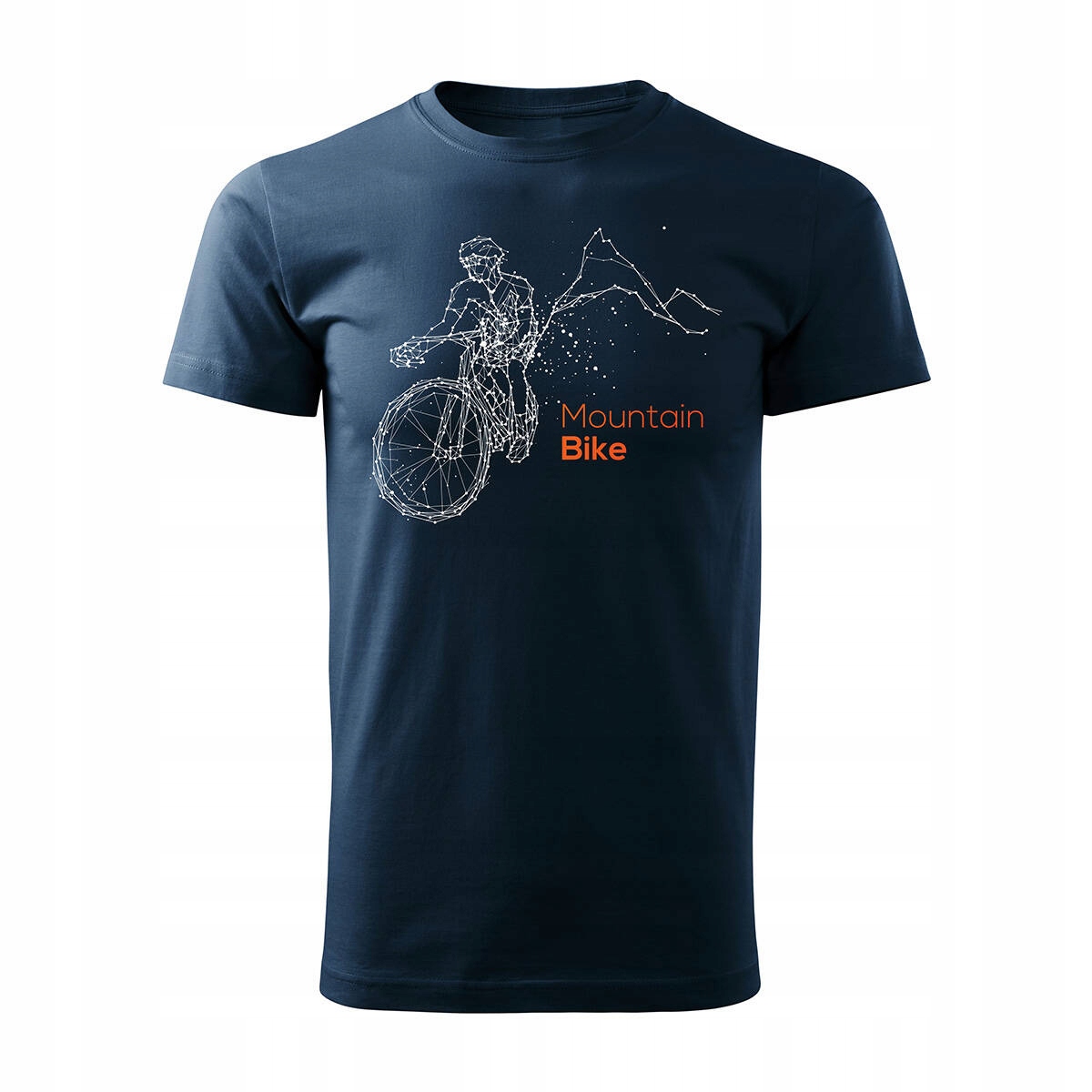 Koszulka rowerowa MTB mountain bike męska granatowa REGULAR S – Idealna dla pasjonatów jazdy