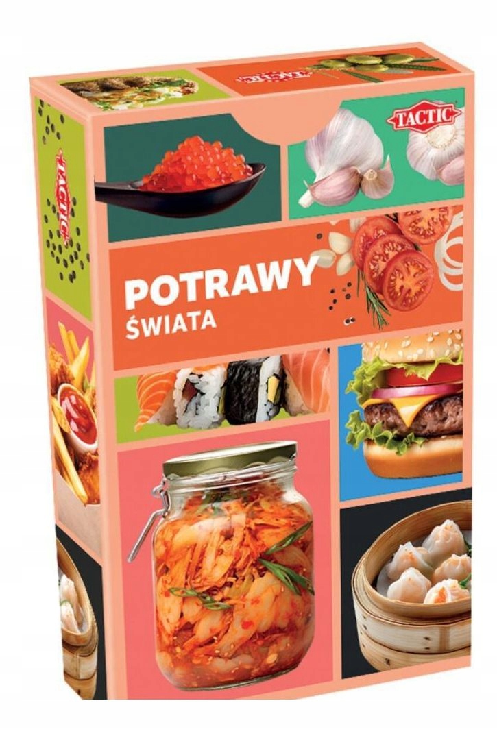 Gra karciana Potrawy świata PL – Odkryj kulinarne smaki z całego świata