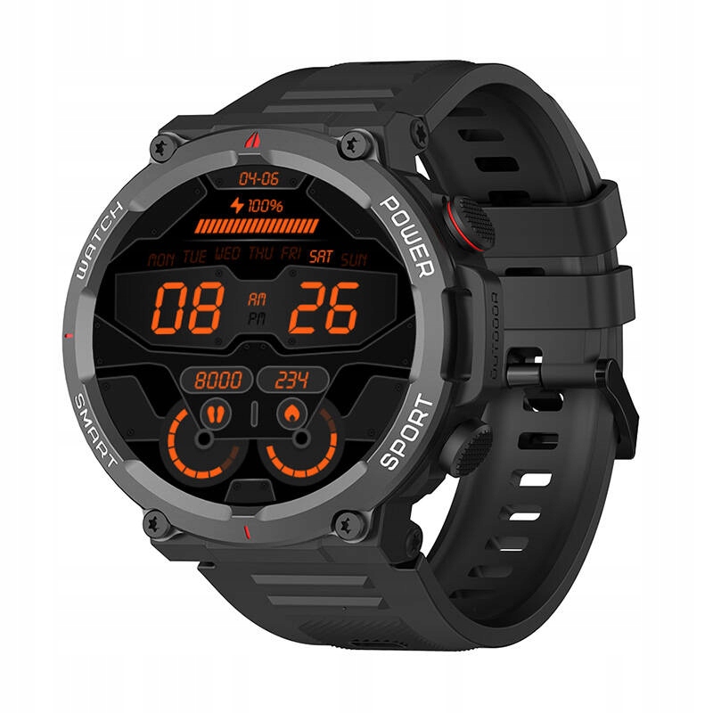 Smartwatch Blackview W50 (Czarny) – Wytrzymały towarzysz codzienności