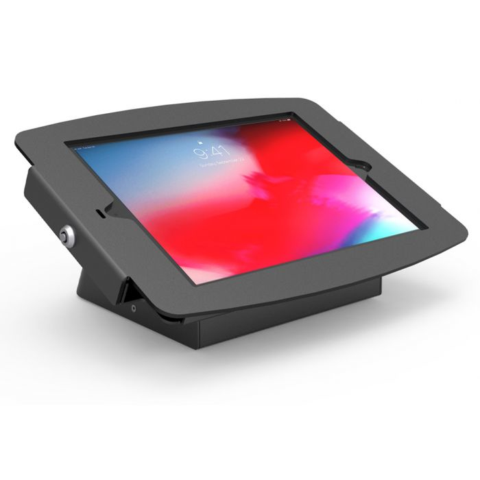 AV Capsule Stand – Bezpieczny kiosk na tablet z kątem widzenia 30 stopni