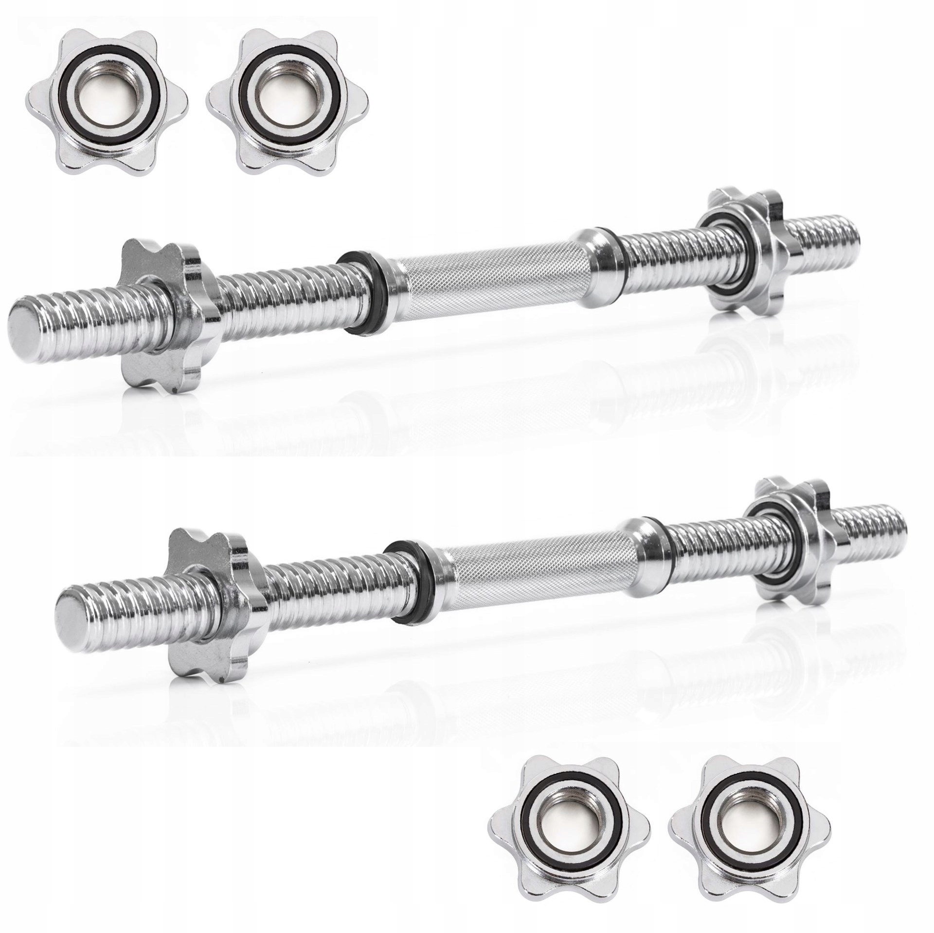 Gryf krótki 48 cm do hantli z zaciskami – Zestaw 2 szt. od Actiget