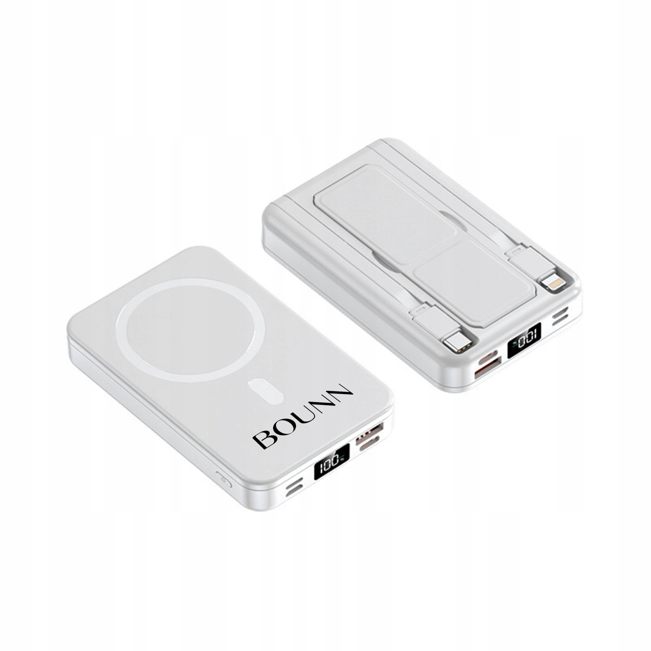 Bounn Power Bank Magsafe indukcja kabel 10000mAh – Twoje źródło energii w podróży