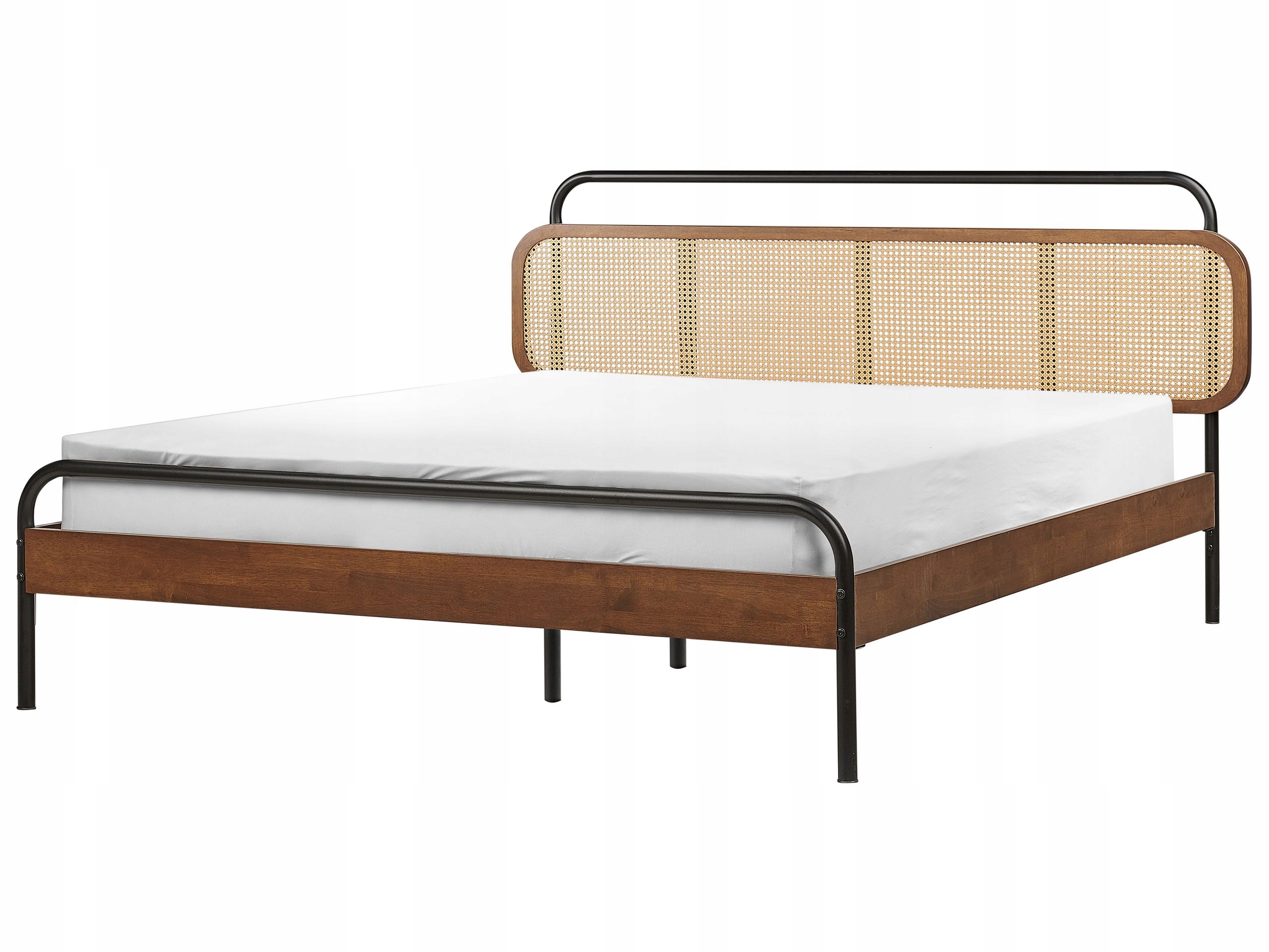 Elegancki design z rattanowym zagłówkiem